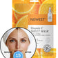 NEWEST VITAMIN C FACE SHEET MASK WITH EXTRA SERUM