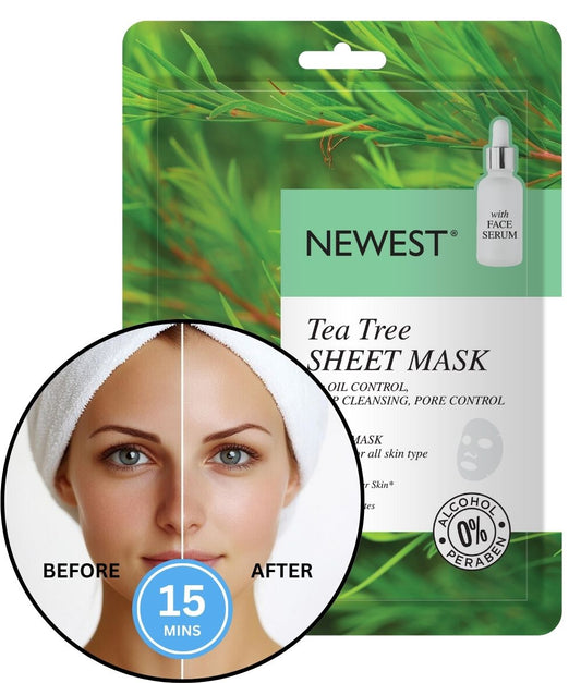 NEWEST TEA TREE SHEET MASK WITH EXTRA SERUM