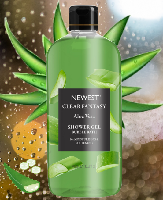 NEWEST CLEAR FANTASY ALOVERA SHOWER GEL 400ML