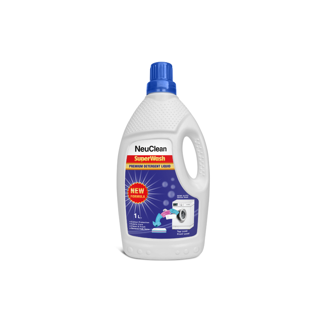 NEUCLEAN SUPER WASH LIQUID DETERGENT 1 LTR