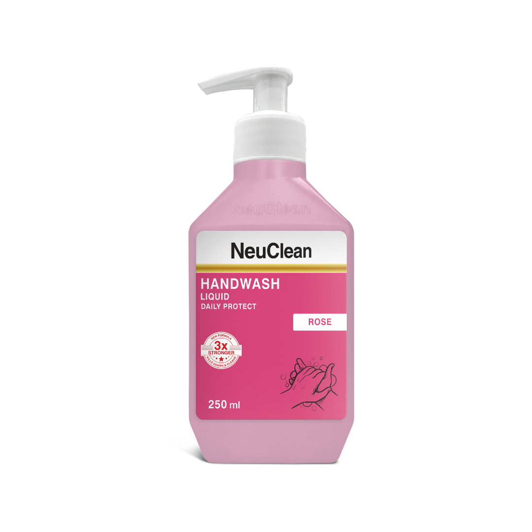 NEUCLEAN HANDWASH LIQUID DAILY PROTECT ROSE 250ML